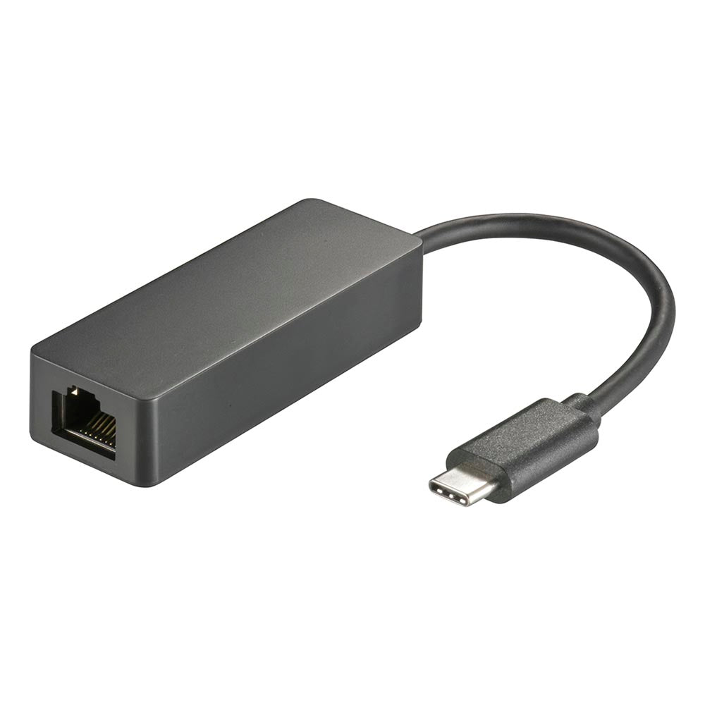 GigaLANアダプター(USB Type-C接続有線LAN/1000BASE-T 1Gbps対応/10cmケーブル)_01-3110_PC-SHL13-K_OHM(オーム電機)